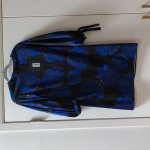 NWT ✨ Cynthia Rowley iris blue peony dress size 14/16